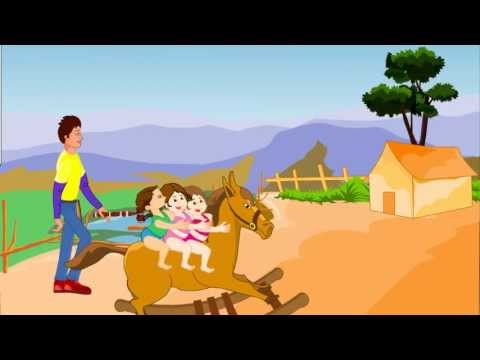 Lakdi Ki Kathi Kathi Pe Ghoda - Cartoon Song - Masoom