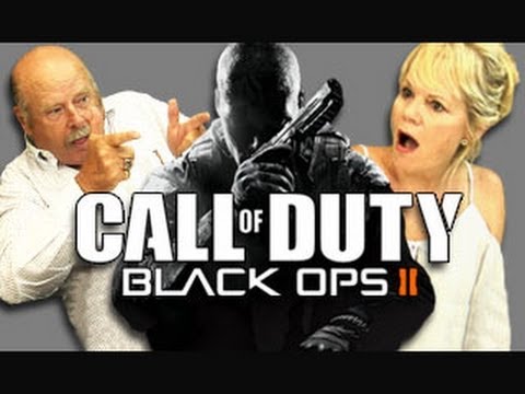 Elders React to Call of Duty Black Ops 2 (Trailer & Gameplay)