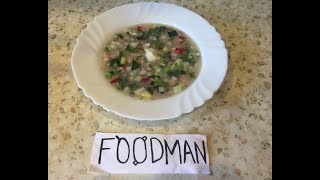 Окрошка на квасе с хреном: рецепт от Foodman.club Окрошка на квасе с хреном: рецепт от Foodman.club