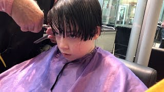 Rowan and Ivan get haircuts Rowan and Ivan get haircuts