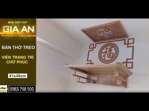 Bàn Thờ Treo Tường Hiện Đại Viền Trang Trí | 0983798900