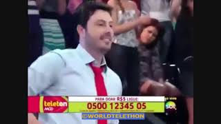 Teleton Brasil Sbt 2012 - Eliana, Celso Portiolli E Danilo Gentili Dançando Gangnam Style