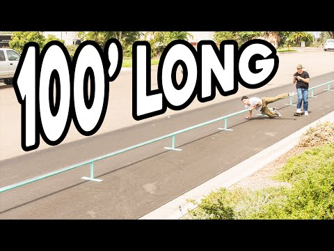 LONGEST SKATEBOARD RAIL IN THE WORLD!