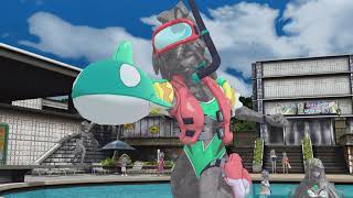 Mmd Asfr - Swimming Statues