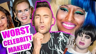 FUNNY Celebrity Makeup FAILS | Drunk Gay Reacts!