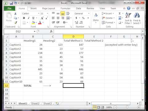 how to sum a column in excel based on month