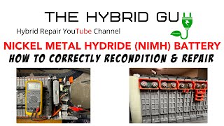 How To Properly Repair A High Voltage Nickel Metal Hydride Nimh Battery Pack For Hybrid Vehicles