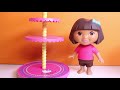 Play Doh Dora The Explorer Cupcake Tower Playset Hello Kitty Pastry Shop Dora La Exploradora