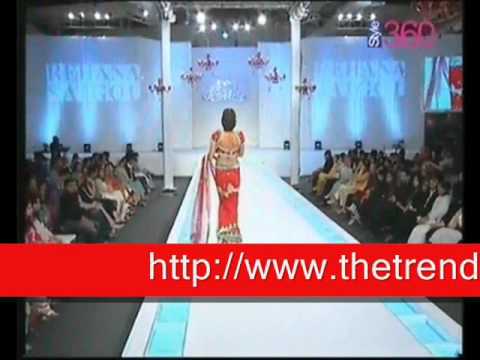 Red Lehenga Bridal dress by Neha Ahmed at style 360 fashion showwmv