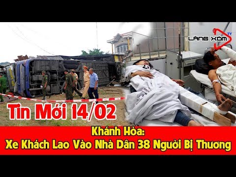 Tai nạn xe Khách lao vào Nhà Dân ở Khánh Hòa - 38 Người Bị Thương - Tin Tức Mới Nhất 24h