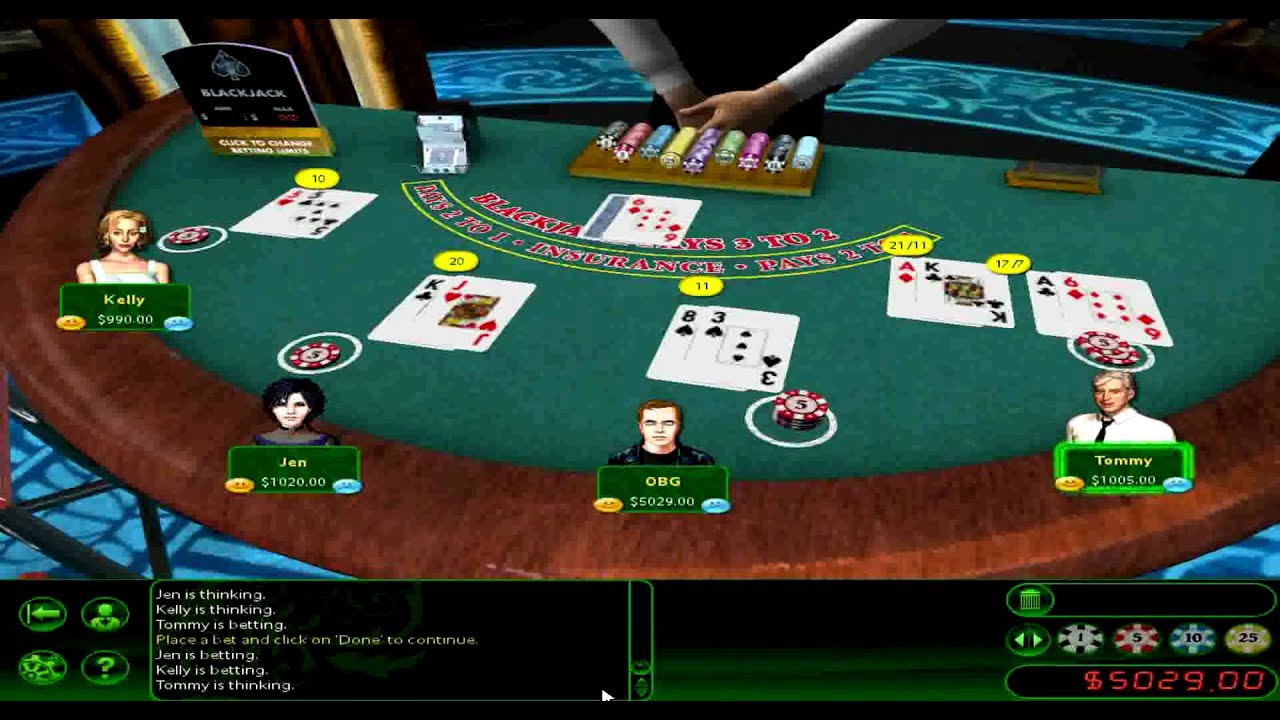 Hoyle Casino 2010 Gameplay Blackjack & Roulette