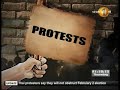 Newsfirst_Demonstrations held over several issues