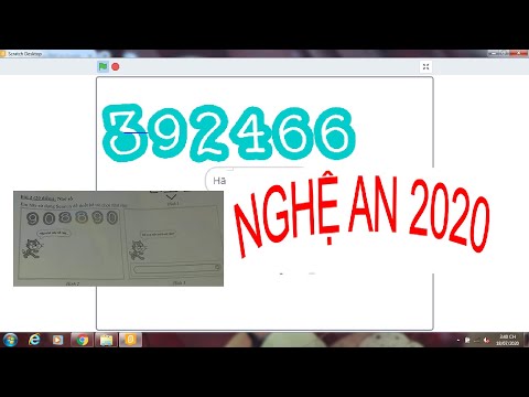 Nhớ Số Đề Thi Tin Học Trẻ Nghệ An 2020 Dùng Lập Trình Scratch |VĐD