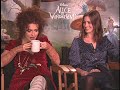 ALICE IN WONDERLAND Interviews with Johnny Depp, Tim Burton, Helena Bonham Carter and more!