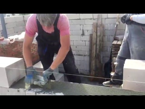 Укладка газобетонных блоков своими руками 1011 Укладка газобетонных блоков своими руками 439