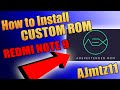 How to flash custom rom (Aex ROM) in Redmi note 9