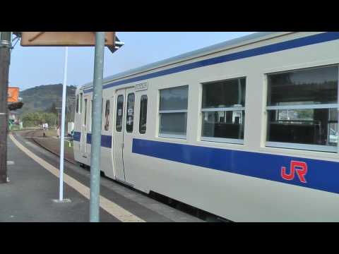 JR九州肥薩線　霧島温泉駅５　【HD】１０８０P