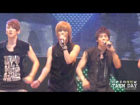 100824 SHINee Lucifer Taemin focused fancam @  Big Star Concert