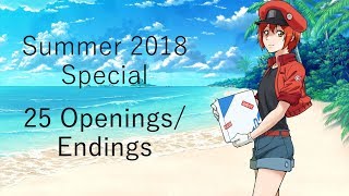 Anime Quiz Special - Summer 2018 - 25 Openings/Endings