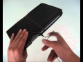 Foto pequena PDair Leather Case for Motorola DROID XYBOARD 10.1 MZ617/MZ615-Horizontal Pouch Type(Black)