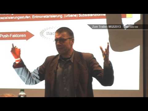 Prof. Dr. Niko Paech - Postwachstumsökonomie und die Rolle des Geldes