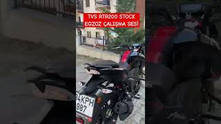 Tvs Rtr 200 Çalişma Sesi̇ Exhaust Sound