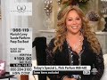 Mariah Carey Suede Platform Peep-Toe Boot