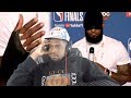 3 GAMES WITH A BROKEN HAND... LEBRON JAMES POSTGAME INTERVIEW