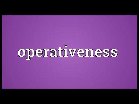 Header of operativeness