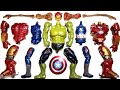 UNBOXING AVENGERS! Hulk Smash, Captain America