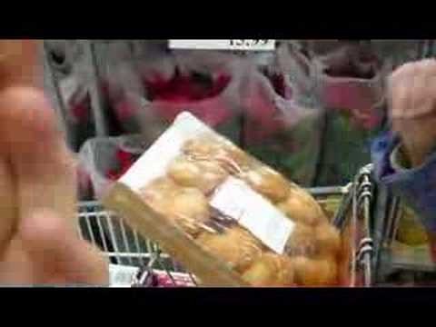 Seeing people giving away free food can be quite exciting. Seeing people giving away free food can be quite exciting.