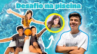 Desafio na piscina - Estevão Filipe ( Feat. Irmãs Pina e Gabriel ) *olha o que a