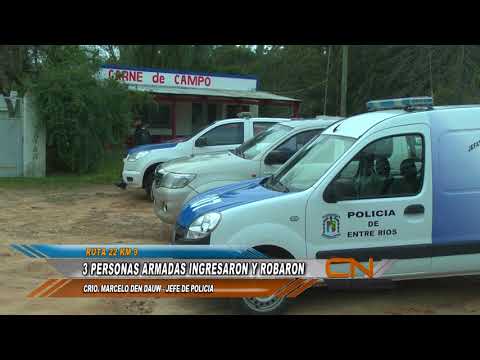 Violento robo en una carnicería ubicada sobre la ruta 22