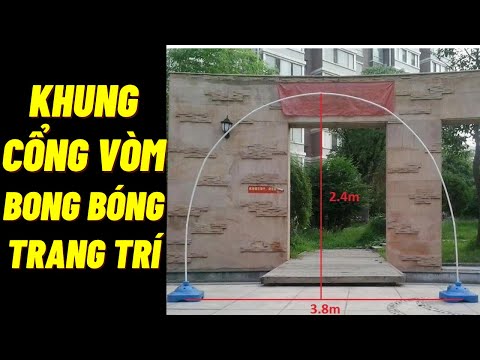 Khung cổng vòm bong bóng trang trí tiệc cưới | ABshop.com.vn