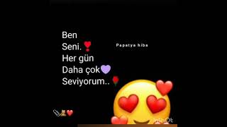 Whatsapp & İnstagram --Durum Videoları Stori Için Video Seni Seviyorum
