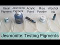 Jesmonite: Testing Pigments what can we use?