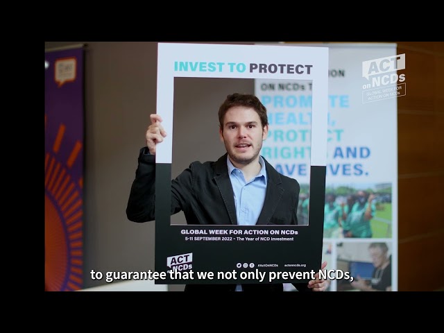 Watch Invest in NCDs to secure health for all — Bruno Helman, Our Views Our Voices on YouTube.