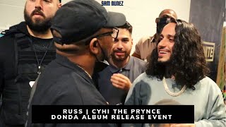 Russ | Cyhi The Prynce | Kanye West Donda Album Release Event | Mercedes-Benz Stadium | Atlanta