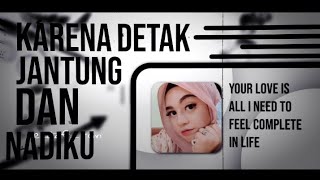 Free Preset Resah Jadi Luka - Daun Jatuh Preset Alight Motion Edit Typography
