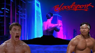 Pochette De  On My Own  De Jean-Claude Van Damme Bloodsport Shidoshi Neon Dreams