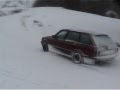 BMW E30 325iX, test in the winter