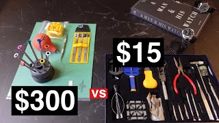 $300 Bergeon Watch Tools vs $15 Watch Tool-Kit (Overview) - 2021