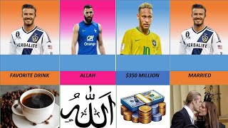 David Beckham Vs Karim Benzema Vs Neymar Jr Skills, Networth And Religion , Club