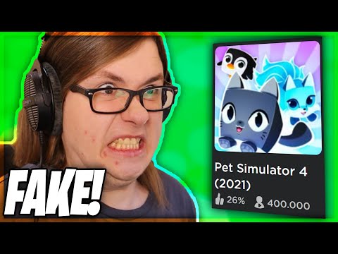 Das NEUE Pet Simulator 4! FAKE Pet Simulator X Spiele SPIELEN! - Roblox (deutsch)