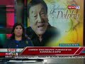 December 2010 interview with Dolphy on 'Tonight with Arnold Clavio'