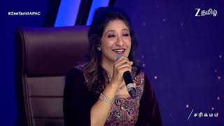 Saregamapa Seniors S5 Vidyasagar Round Sat & Sun 930Pm Sgt 10 Pm Myt Zee Tamil Apac