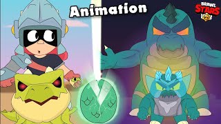 Brawl Stars Animation - Godzilla Buzz vs Draco