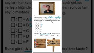 2022 Tyt Matemati̇k Soru Çözüm