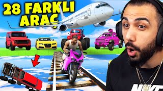 TEK PARKURDA 28 FARKLI ARAÇ DEĞİŞTİRDİK!! EKİPLE GTA 5 PLAYLIST | Barış Can