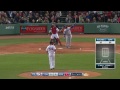 Bautista breaks sign with foul ball